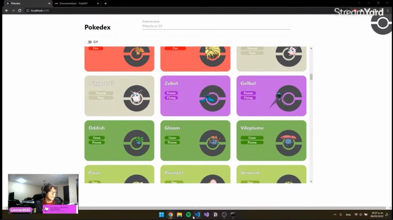 Pokedex with Angular